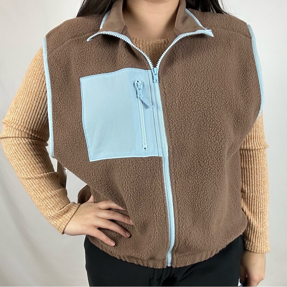 SO Sherpa Zip Up Vest